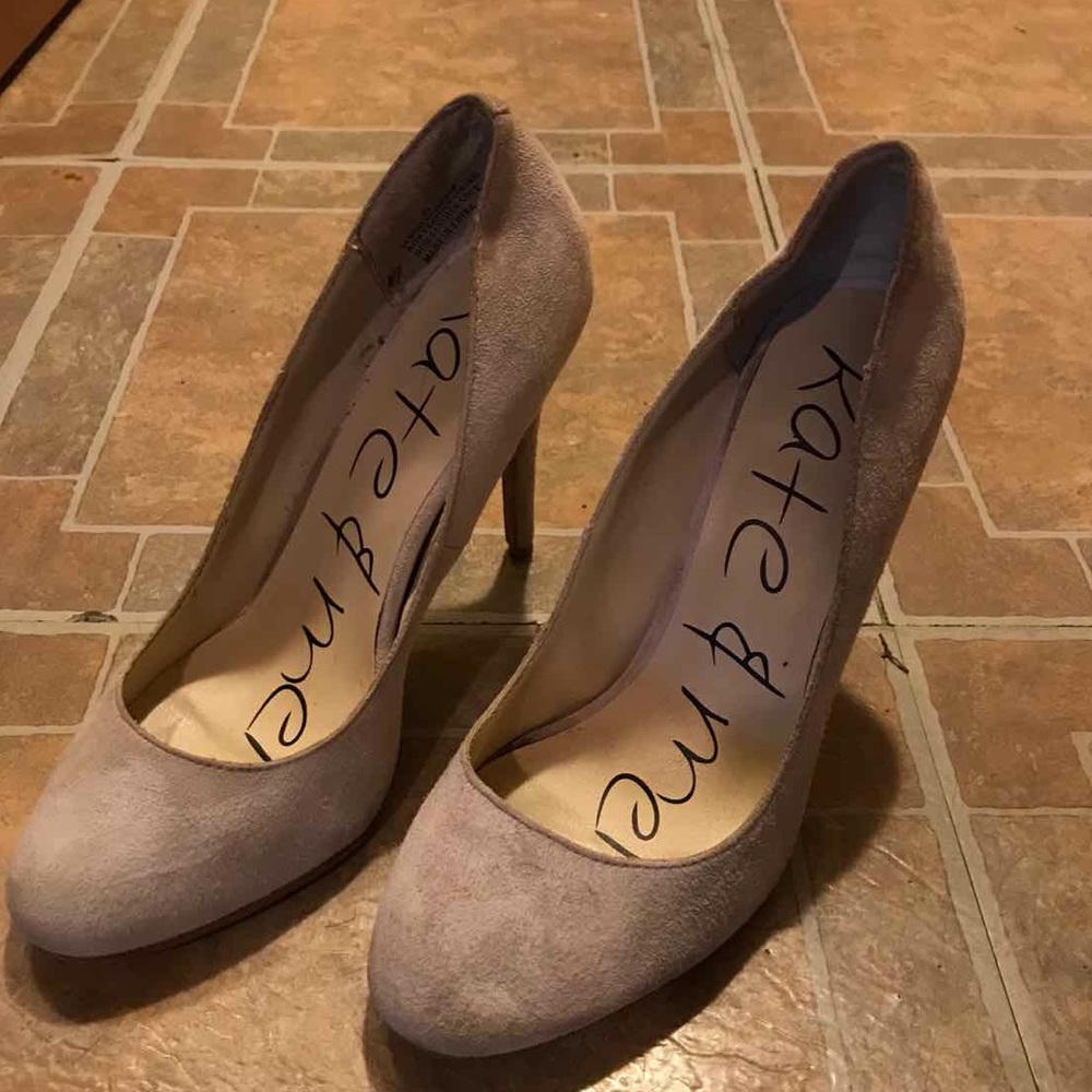Pale pink heels